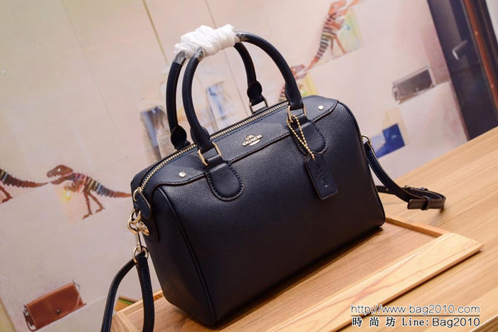 COACH蔻馳 專櫃品質 新款 波士頓拼色枕頭包 36624  Chz1480